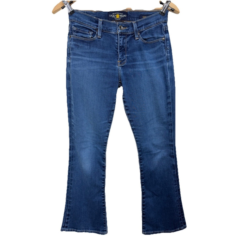 Lucky Brand Sofia Boot Medium Wash Stretch Jeans Women's Size 4 / 27 Ankle